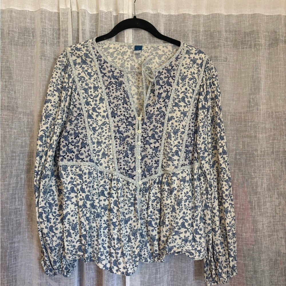 Old Navy Boho Peasant Blouse